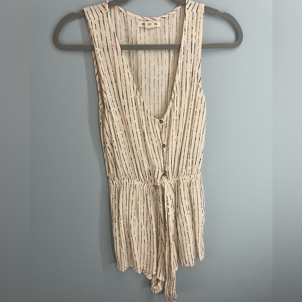 💗BILLABONG JUMPSUIT / ROMPER WITH STRIPES SIZE SMALL
